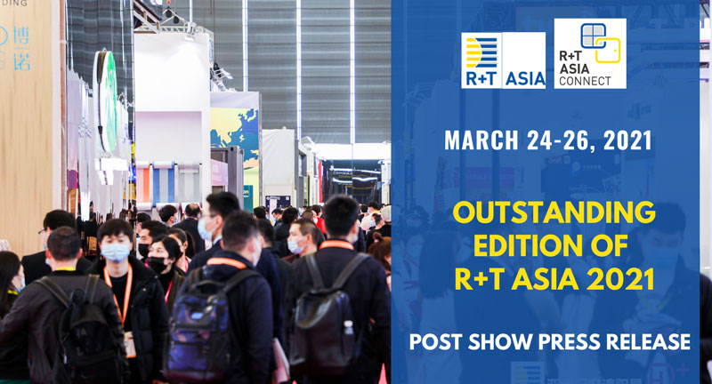 Outstanding edition of R+T Asia 2021