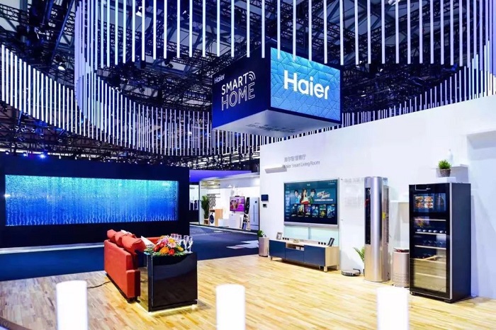 Haier Smart Home user experience showcase in the center of smart home 