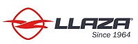 black red and white logo with writting Llaza since 1964