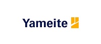 dark blue and yellow logo of Changzhou Yameite Window Decoration with writing Yameite