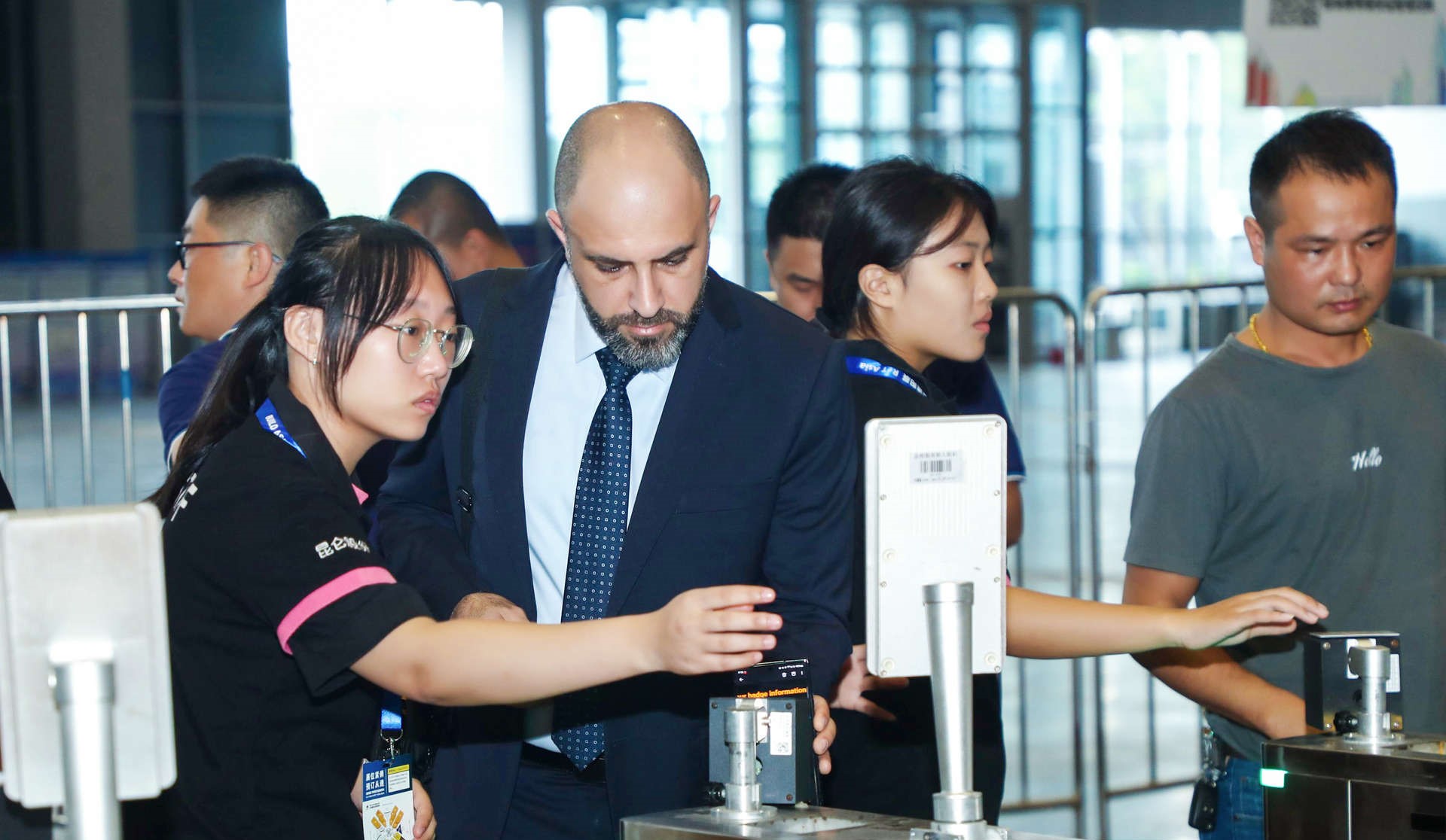 Visitors at R+T Asia